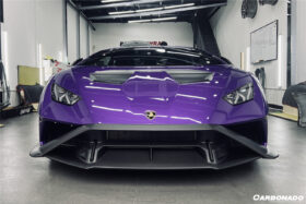 DarwinPRO 2021-UP Lamborghini Huracan STO Dry Carbon Fiber Down-Front Lip - image 5