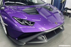 DarwinPRO 2021-UP Lamborghini Huracan STO Dry Carbon Fiber Down-Front Lip - image 6