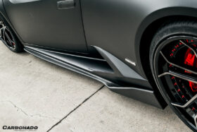 DarwinPRO 2015-2019 Lamborghini Huracan LP610 LP580 AYP Style Carbon Fiber Side Skirts Under Board - image 6