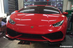 DarwinPRO 2015-2020 Lamborghini Huracan LP610 RZS Style Carbon Fiber Front Lip - image 4