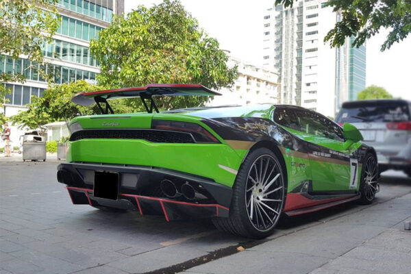 DarwinPRO 2015-2020 Lamborghini Huracan LP610 RZS Style Carbon Fiber Rear Diffuser