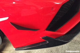DarwinPRO 2015-2020 Lamborghini Huracan LP610 RZS Style Front Bumper Carbon Fiber Canard - image 5