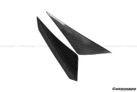 DarwinPRO 2015-2020 Lamborghini Huracan LP610 RZS Style Front Bumper Carbon Fiber Canard - image 7