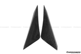 DarwinPRO 2015-2020 Lamborghini Huracan LP610 RZS Style Front Bumper Carbon Fiber Canard - image 9