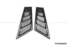 DarwinPRO 2015-2020 Lamborghini Huracan LP580 LP610 RZS Style Carbon Fiber Front Fender Vents - image 4