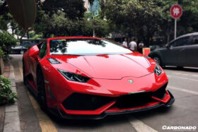 DarwinPRO 2015-2020 Lamborghini Huracan LP610 RZS Style Carbon Fiber Front Lip - image 3