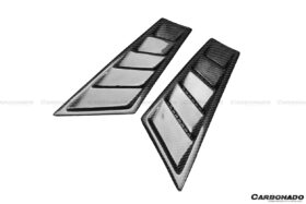 DarwinPRO 2015-2020 Lamborghini Huracan LP580 LP610 RZS Style Carbon Fiber Front Fender Vents - image 6