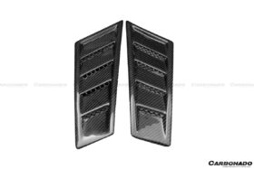 DarwinPRO 2015-2020 Lamborghini Huracan LP580 LP610 RZS Style Carbon Fiber Front Fender Vents - image 7