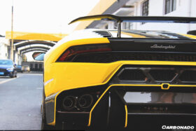 DarwinPRO 2015-2020 Lamborghini Huracan LP610 & LP580 VRS Style Carbon Fiber Rear Bumper - image 2