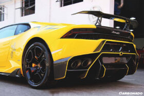 DarwinPRO 2015-2020 Lamborghini Huracan LP610 & LP580 VRS Style Carbon Fiber Rear Bumper - image 3
