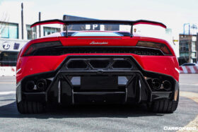 DarwinPRO 2015-2020 Lamborghini Huracan LP610 & LP580 VRS Style Carbon Fiber Rear Bumper - image 5