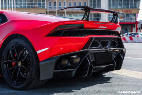 DarwinPRO 2015-2020 Lamborghini Huracan LP610 & LP580 VRS Style Carbon Fiber Rear Bumper - image 6