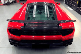 DarwinPRO 2015-2025 Lamborghini Huracan Carbon Fiber Trunk Spoiler Wing with Base Carbonado (VRS) Fits LP610, LP580, EVO, Tecnica - image 8
