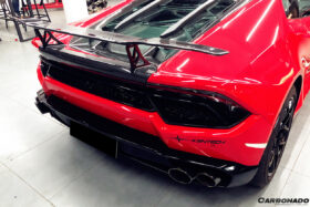 DarwinPRO 2014-2019 Lamborghini Huracan VRS Style Carbon Fiber Trunk Spoiler Wing | Fits LP610, LP580 - image 4