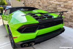 DarwinPRO 2014-2019 Lamborghini Huracan VRS Style Carbon Fiber Trunk Spoiler Wing | Fits LP610, LP580 - image 6