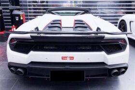 DarwinPRO 2014-2019 Lamborghini Huracan VRS-II Style Carbon Fiber Trunk Spoiler Wing | Fits LP610, LP580 - image 4