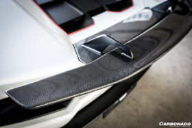 DarwinPRO 2015-2025 Lamborghini Huracan LP610 & LP580 & EVO & Tecnica VRS-II Style Carbon Fiber Trunk Spoiler Wing with Base - image 7
