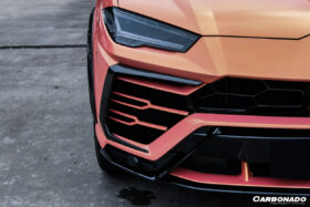 DarwinPRO 2018-2022 Lamborghini URUS TC Style Dry Carbon Fiber Front Bumper Vents - image 8