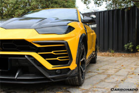 DarwinPRO 2018-2022 Lamborghini URUS TC Style Dry Carbon Fiber Front Lip Both UP and Down - image 4