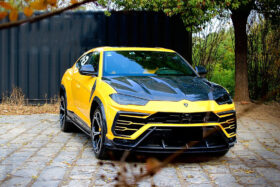 DarwinPRO 2018-2022 Lamborghini URUS TC Style Dry Carbon Fiber UP-Front Lip - image 2