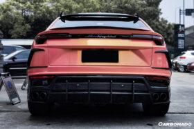 DarwinPRO 2018-2022 Lamborghini URUS TC Style Dry Carbon Fiber Rear Bumper Vents - image 2