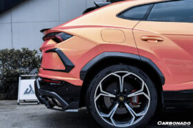 DarwinPRO 2018-2022 Lamborghini URUS TC Style Dry Carbon Fiber Rear Bumper Vents - image 3