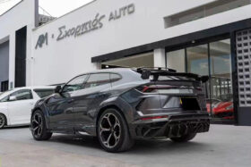 DarwinPRO 2018-2025 Lamborghini URUS MS Style Carbon Fiber Small Trunk Spoiler - image 2