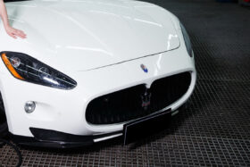 DarwinPRO 2008-2011 Maserati GranTurismo & GranTurismo S Carbon Fiber Front Lip Splitter - image 2