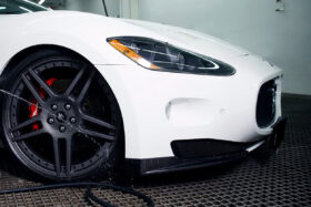 DarwinPRO 2008-2011 Maserati GranTurismo & GranTurismo S Carbon Fiber Front Lip Splitter - image 3