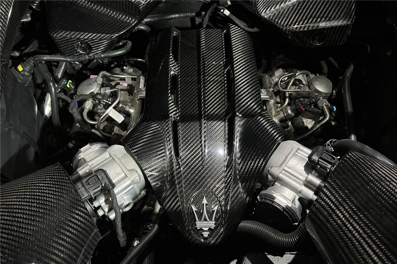 DarwinPRO 2020-UP Maserati MC20 MCPura Dry Carbon Fiber Engine Cover Replacement