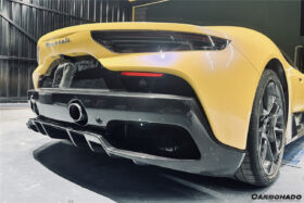 DarwinPRO 2020-UP Maserati MC20 MCPura OE Dry Carbon Fiber Rear Lip Diffuser - image 2