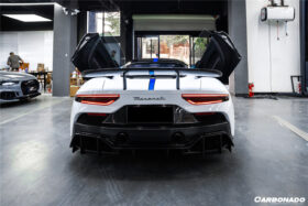 DarwinPRO 2020-UP Maserati MC20 MCPura SVD Style Dry Carbon Fiber GT Wing - image 5
