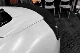 DarwinPRO 2020-UP Maserati MC20 MCPura SVD Style Dry Carbon Fiber Rear Ducktail Spoiler - image 1