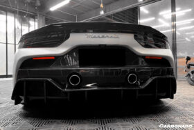 DarwinPRO 2020-UP Maserati MC20 MCPura SVD Style Dry Carbon Fiber Rear Ducktail Spoiler - image 2