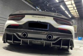 DarwinPRO 2020-UP Maserati MC20 MCPura SVD Style Dry Carbon Fiber Rear Ducktail Spoiler - image 8
