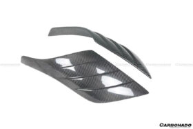 DarwinPRO 2020-UP Maserati MC20 MCPura SVD Style Dry Carbon Fiber Front Fender Patch - image 9