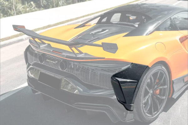 DarwinPRO 2023-UP McLaren Artura Coupe | Spider AM Style Autoclave Carbon Fiber Rear Bumper Side Panels