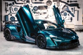 DarwinPro Aerodynamics DarwinPRO Artura Coupe Spider AM Style Autoclave Carbon Fiber Quarter Panel Side Scoops for McLaren