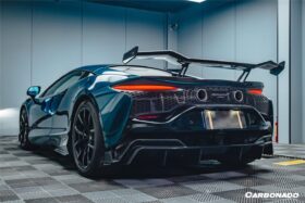 DarwinPro Aerodynamics DarwinPRO Artura Coupe Spider AM Style Autoclave Carbon Fiber Rear Diffuser Lip for McLaren Artura -