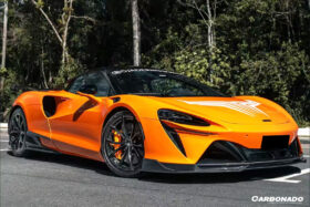 DarwinPro Aerodynamics DarwinPRO Artura Coupe Spider AM Style Autoclave Carbon Fiber Front Lip for McLaren Artura - Image 3