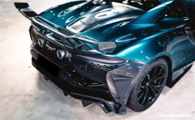 DarwinPro Aerodynamics DarwinPRO Artura Coupe Spider AM Style Autoclave Carbon Fiber Rear Bumper Side Panels for McLaren