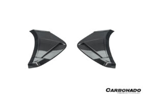 DarwinPro Aerodynamics DarwinPRO Artura Coupe Spider AM Style Autoclave Carbon Fiber Rear Bumper Side Panels for McLaren