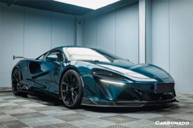 DarwinPro Aerodynamics DarwinPRO Artura Coupe Spider AM Style Autoclave Carbon Fiber Front Lip for McLaren Artura - Image 6