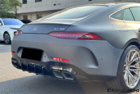 DarwinPRO 2019-2025 Mercedes Benz AMG GT53 GT50 GT43 4Door Coupe X290 Convert GT63 Style Rear Bumper - image 7