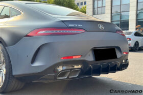 DarwinPRO 2019-2025 Mercedes Benz AMG GT53 GT50 GT43 4Door Coupe X290 Convert GT63 Style Rear Bumper - image 9