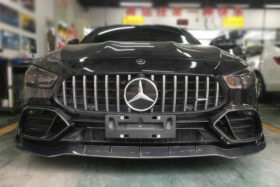 DarwinPRO 2019-2024 Mercedes Benz AMG GT63 S 4Door Coupe X290 BRS Style Carbon Fiber Front Bumper Vents - image 2