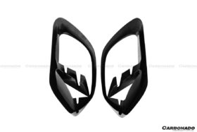 DarwinPRO 2019-2024 Mercedes Benz AMG GT63 S 4Door Coupe X290 BRS Style Carbon Fiber Front Bumper Vents - image 8
