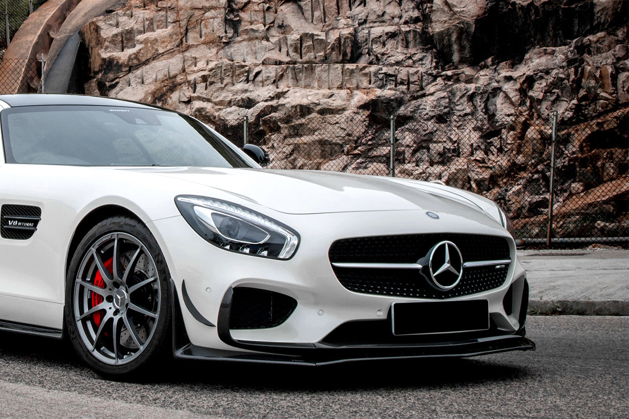DarwinPRO 2015-2017 Mercedes Benz AMG GT GTS RS Style Carbon Fiber Front Canards