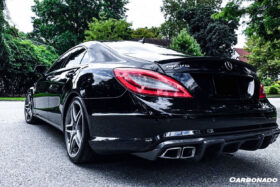 DarwinPRO 2011-2015 Mercedes Benz CLS400 CLS500 CLS63 AMG W218 RT Style Rear Diffuser - image 4