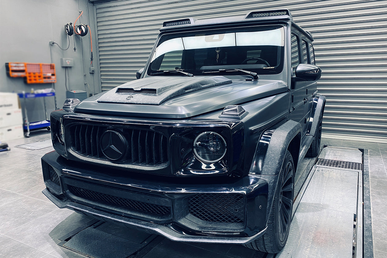 DarwinPRO 2019-2025 Mercedes Benz G-Class W464 | W465 G-Wagon BR Style Front Roof Spoiler | Fit G500,G550,G63 AMG